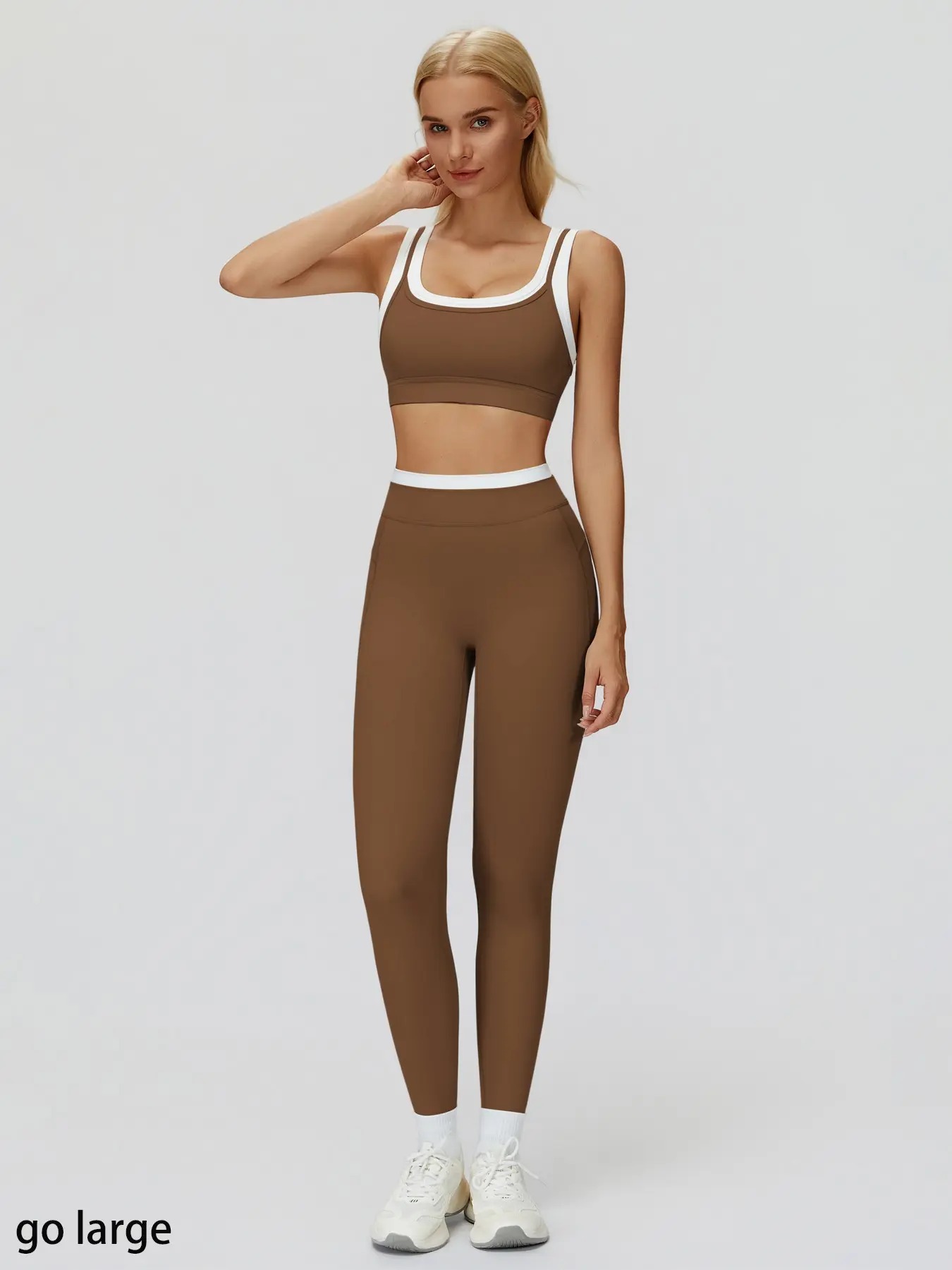 💪💪💪Women's Ribbed Two-Piece Workout Set