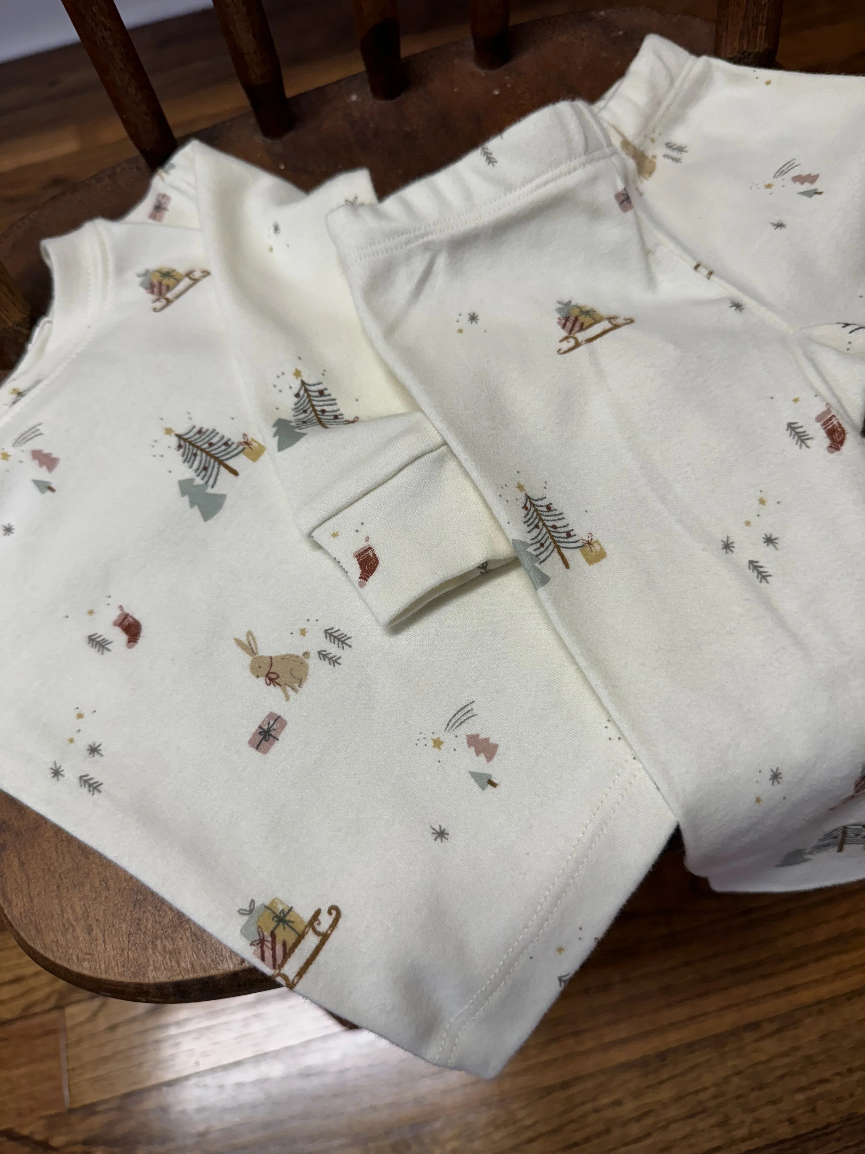 Organic Long John Pajamas || Presents