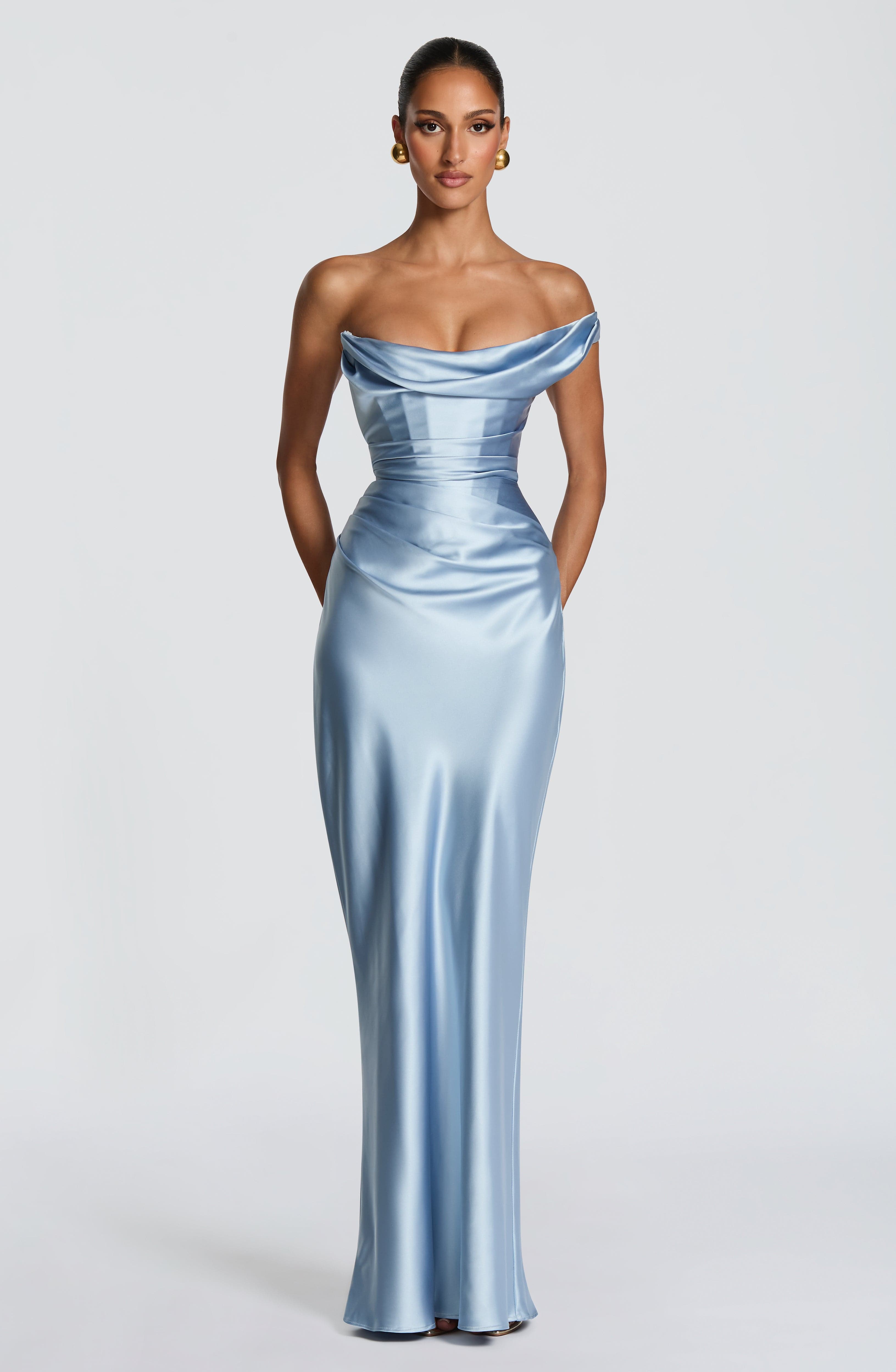 Thalassa Maxi Dress - Glacier Blue