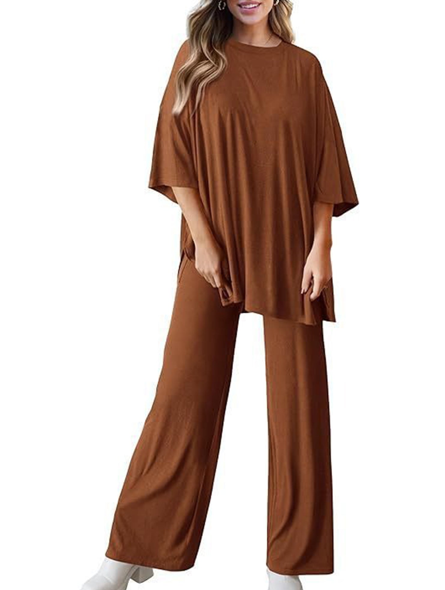 Loose Fit Casual Two Piece Set_CWSTB01013