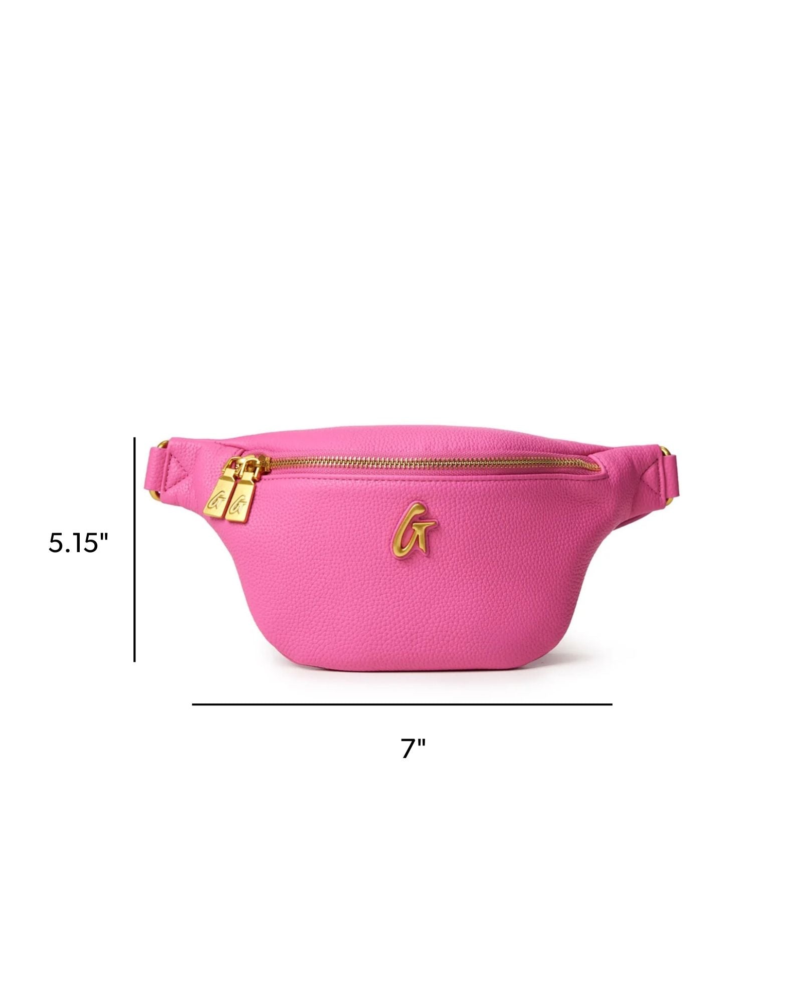 MINI PEBBLE FANNY PACK - HOT PINK