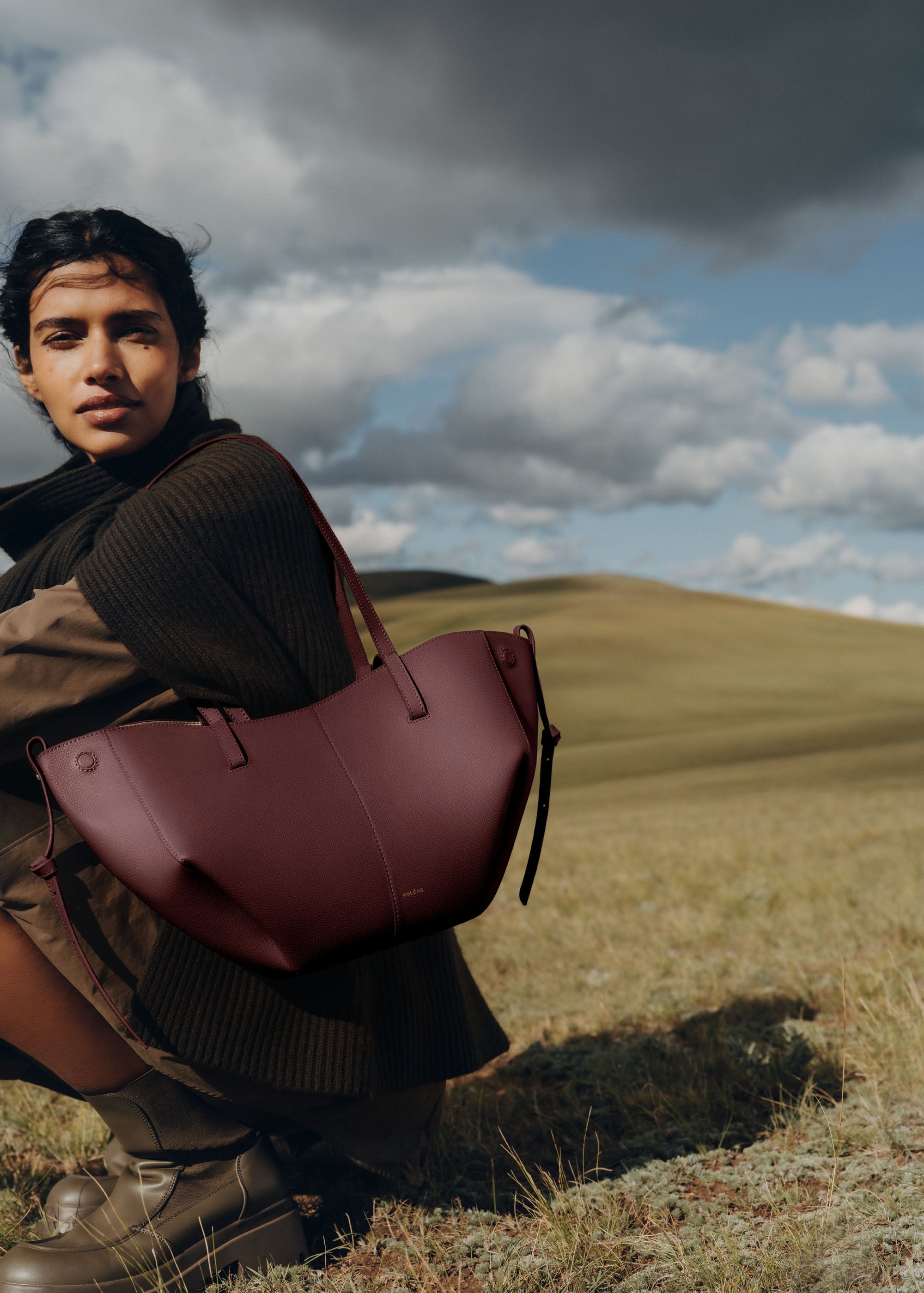 Cyme Mini - Textured Black Cherry Clearance sale