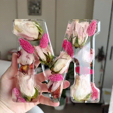 Handmade Floral Night Light From A to Z