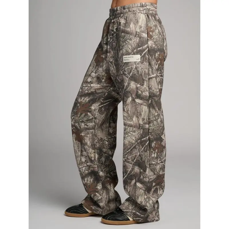 Camo Straight Leg Sweatpants
