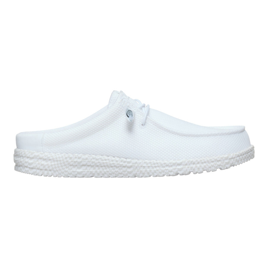 Wally Slip Warped Geo - White/Dawn Blue