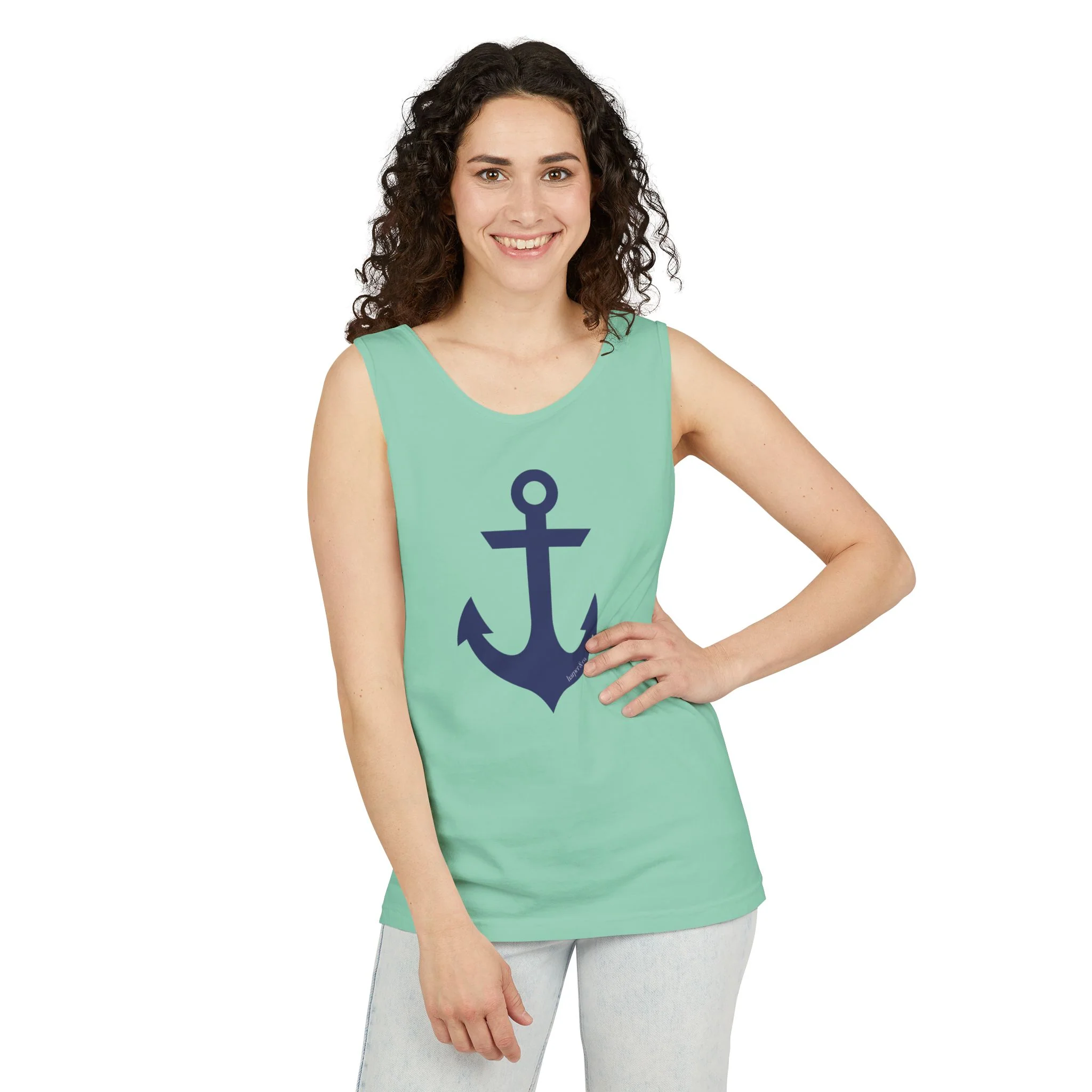 Anchors Aweigh Comfort Colors Unisex Garment-Dyed Tank Top Multiple Colors