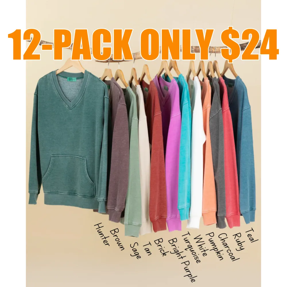 Cozy Campfire V-Neck Sweatshirt