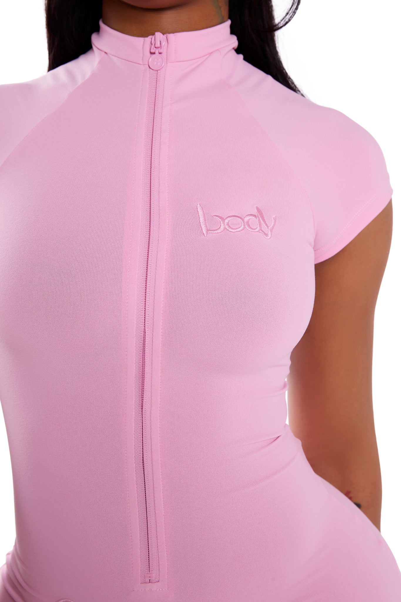 BASICS ROMPER (COTTON CANDY PINK)