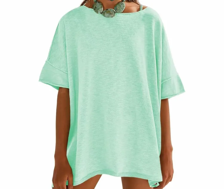 💖 Women's Oversized Summer Tee – Effortlessly Chic, Comfortably Cool 💖