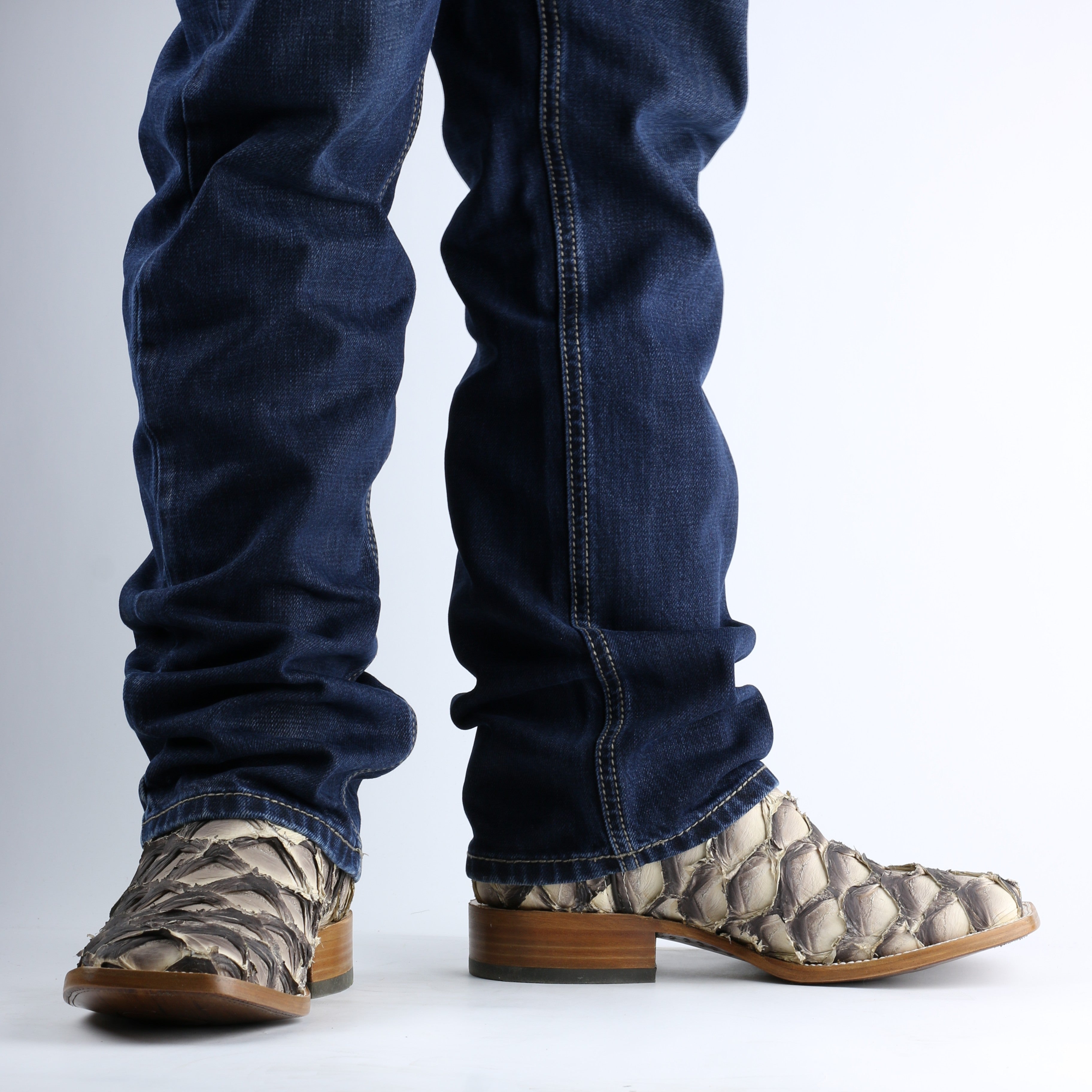 Chero's Premium Exotic Pirarucu Ivory Shadow Clearance Sale 70%OFF