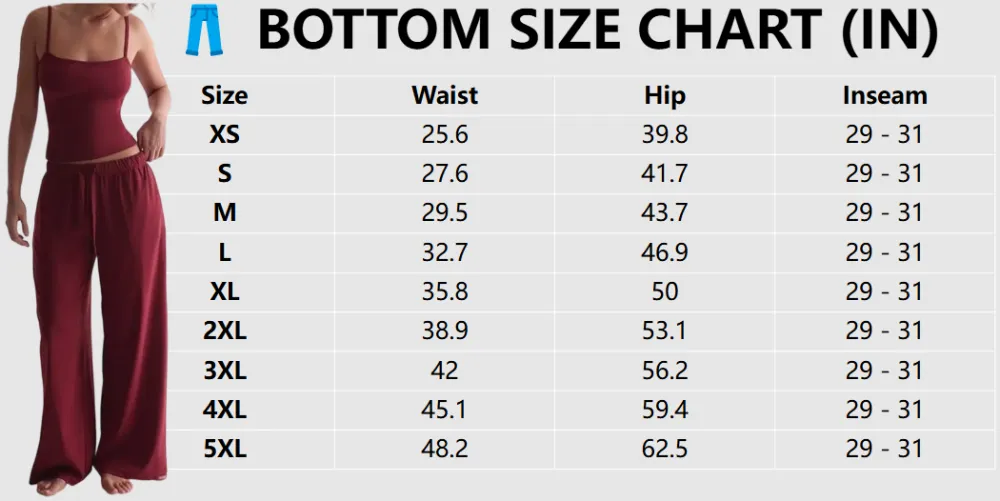 Two-Piece Set Women's Solid Color Cami Top & Pants