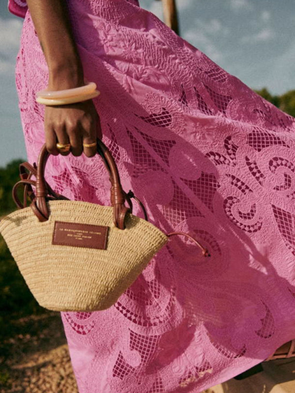 Ladies' New Casual Loose Vacation Irregular Graphic Vest + Skirt Slit Suit