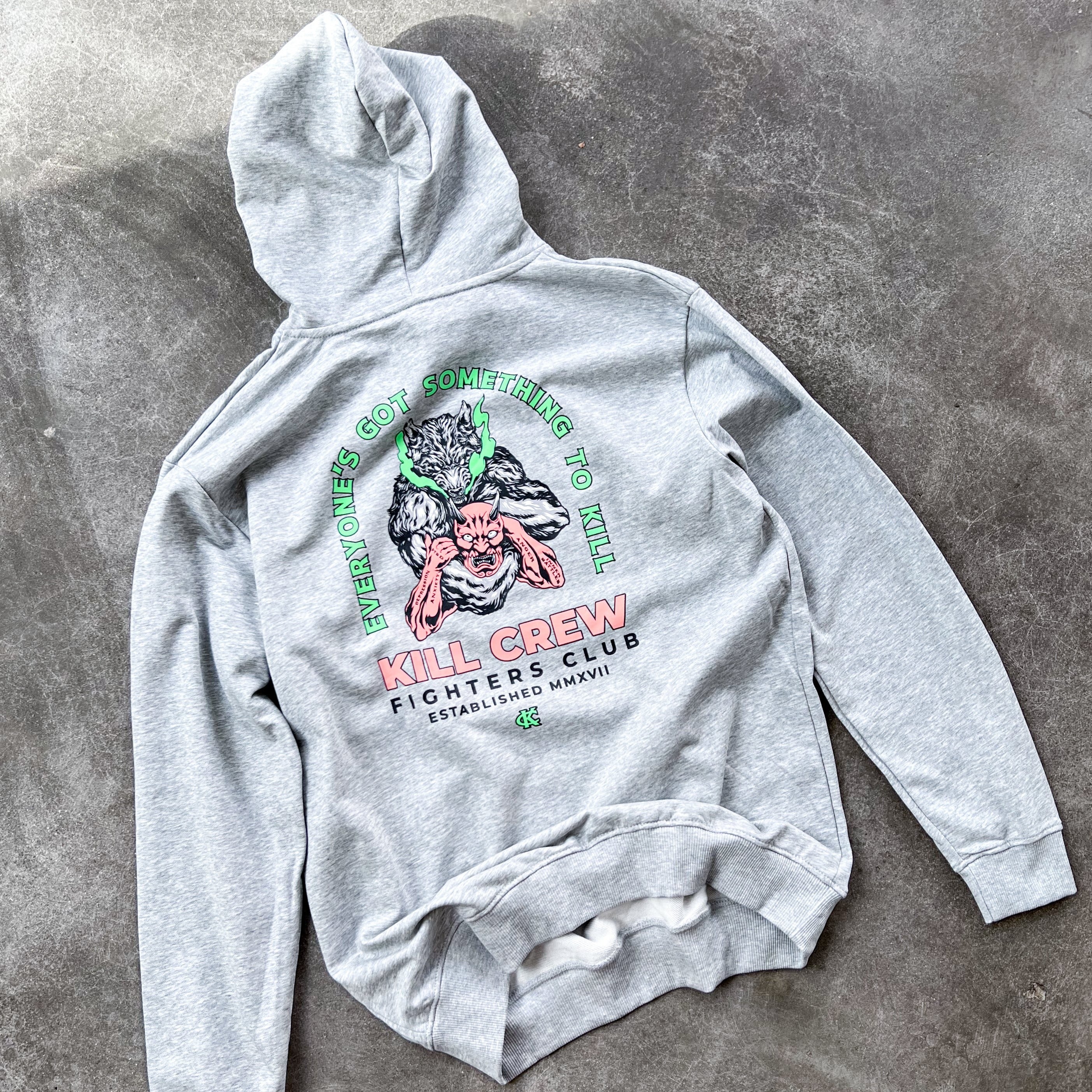 INNER DEMONS HOODIE - GREY