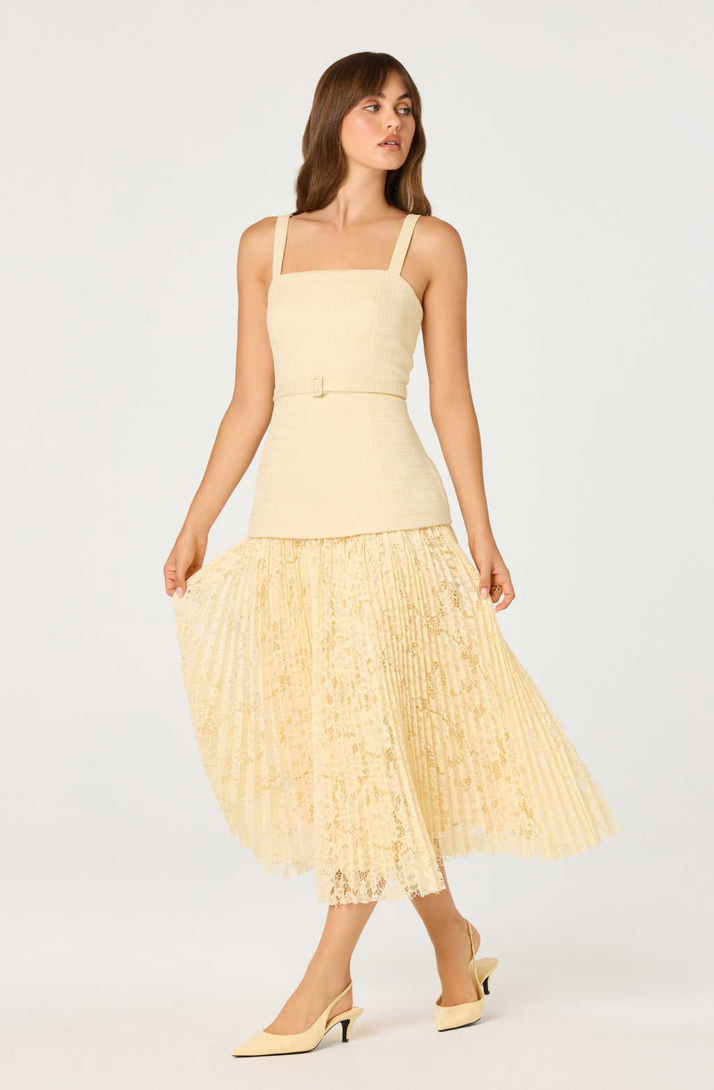 Caitlin Dress in Yellow