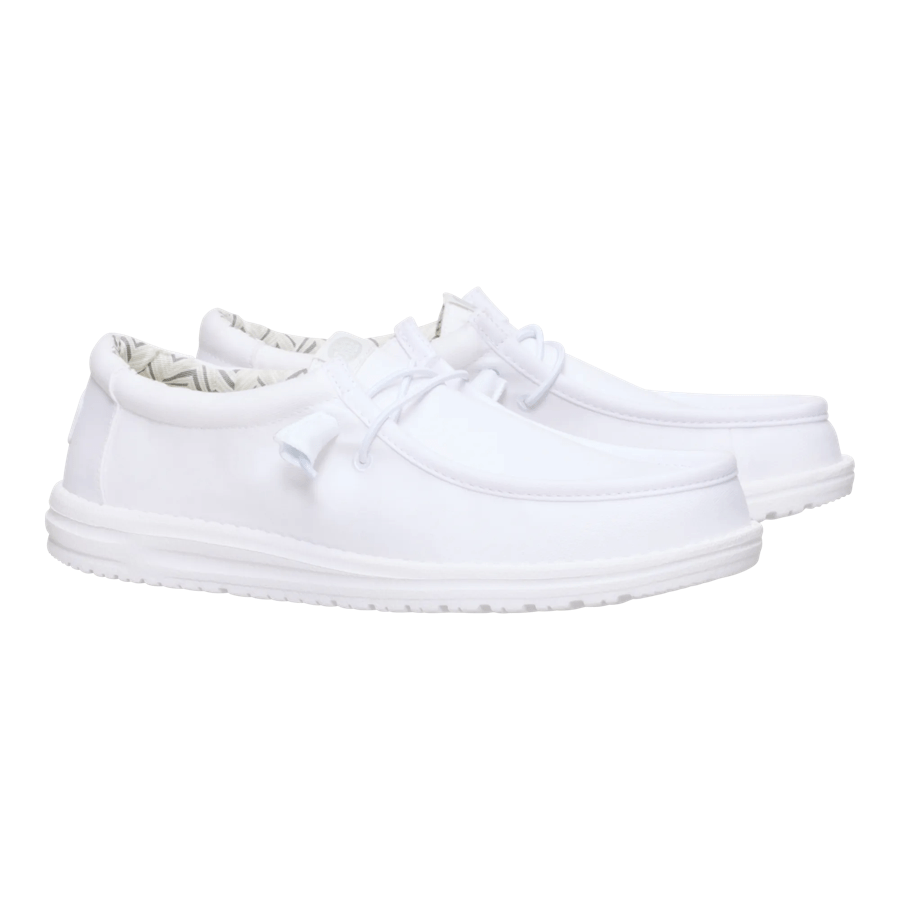 Wally Stretch Canvas - White/White