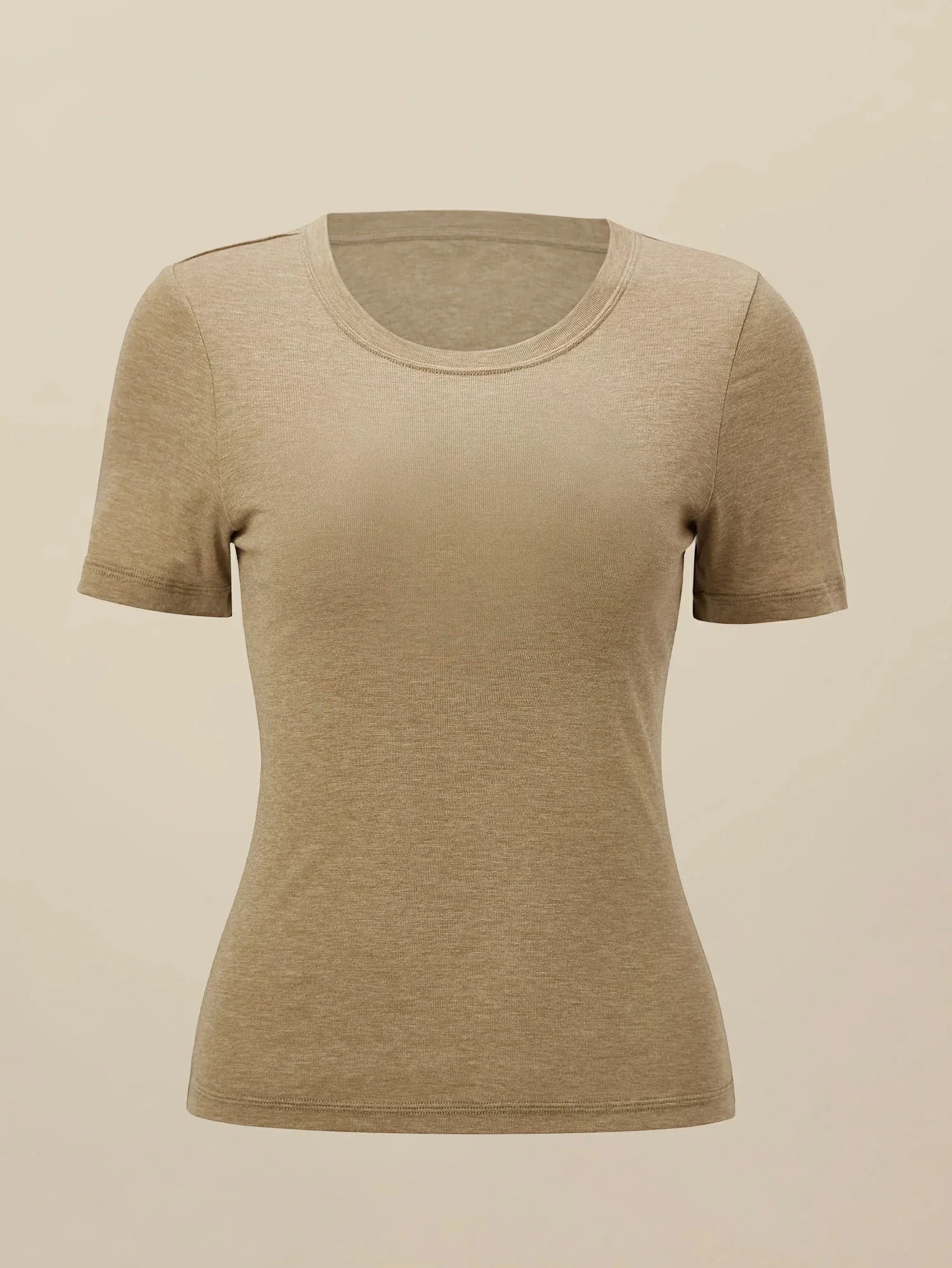 Acetate Silk Classic Slim Fit T-Shirt