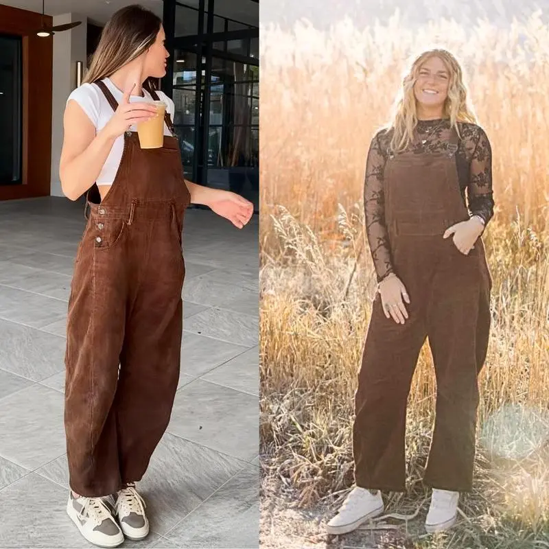 Corduroy Overalls for Women