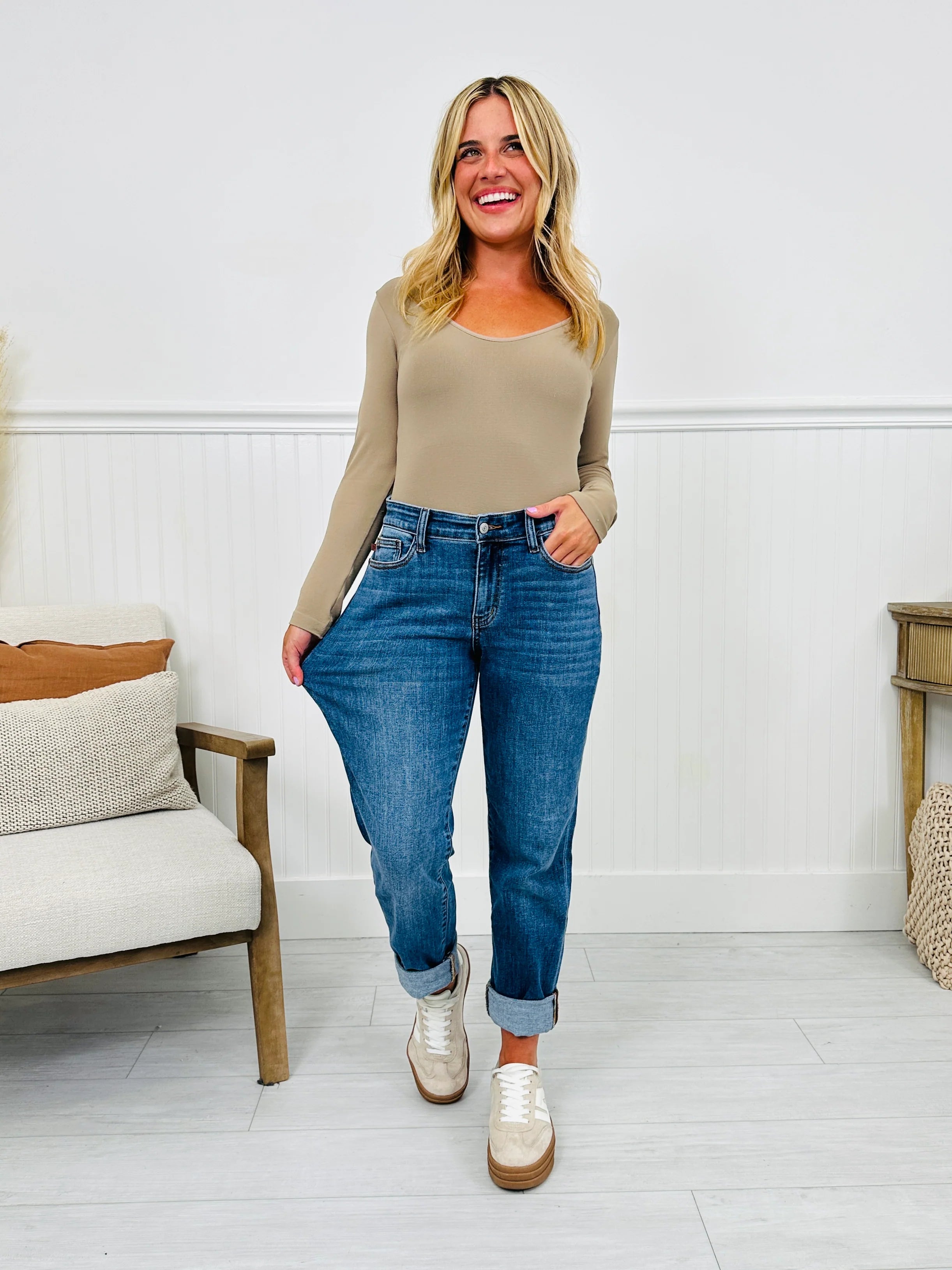 Judy Blue Through It All Boyfriend Jeans