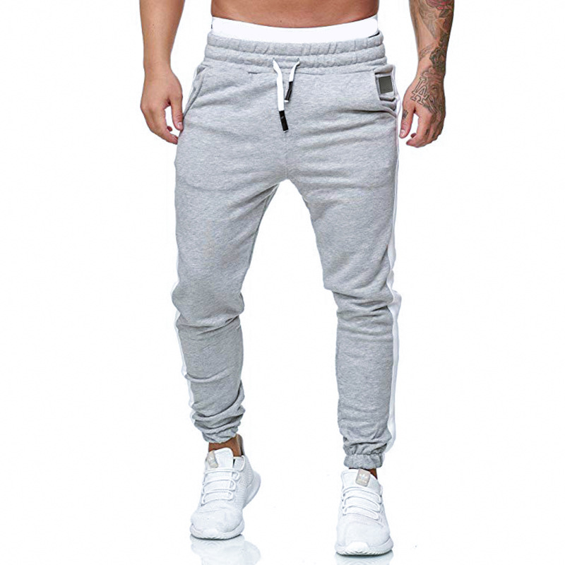 Men'S Patchwork Pocket Casual Knitted Trousers