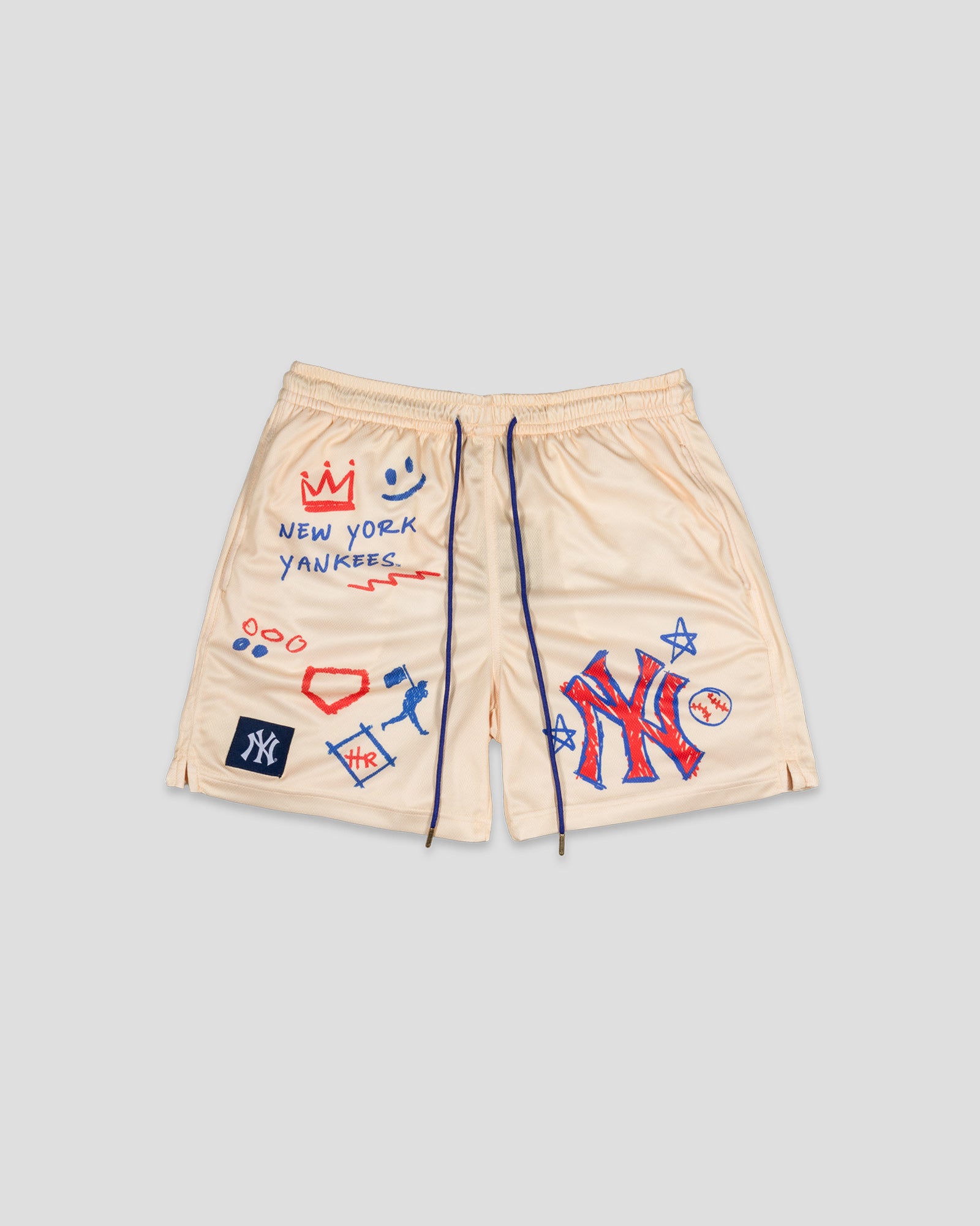 Crayon Series Diamond Air Youth Mesh Shorts - New York Yankees