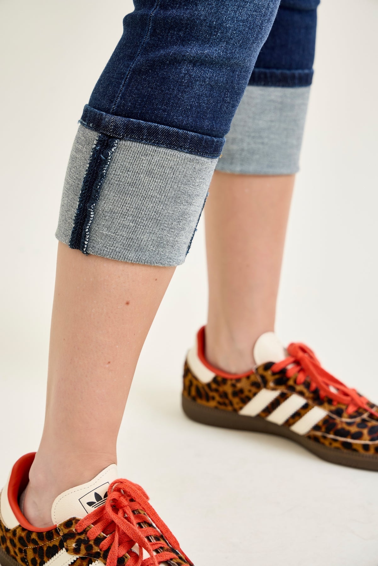 Haley High Rise Double Waist Band Capri