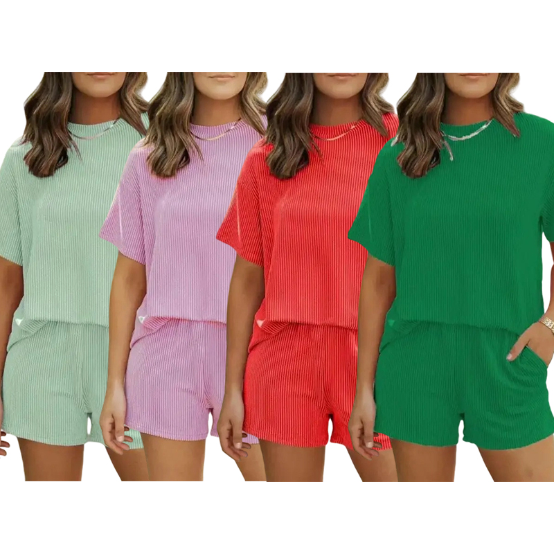 Women's Ribbed Knit Lounge Set