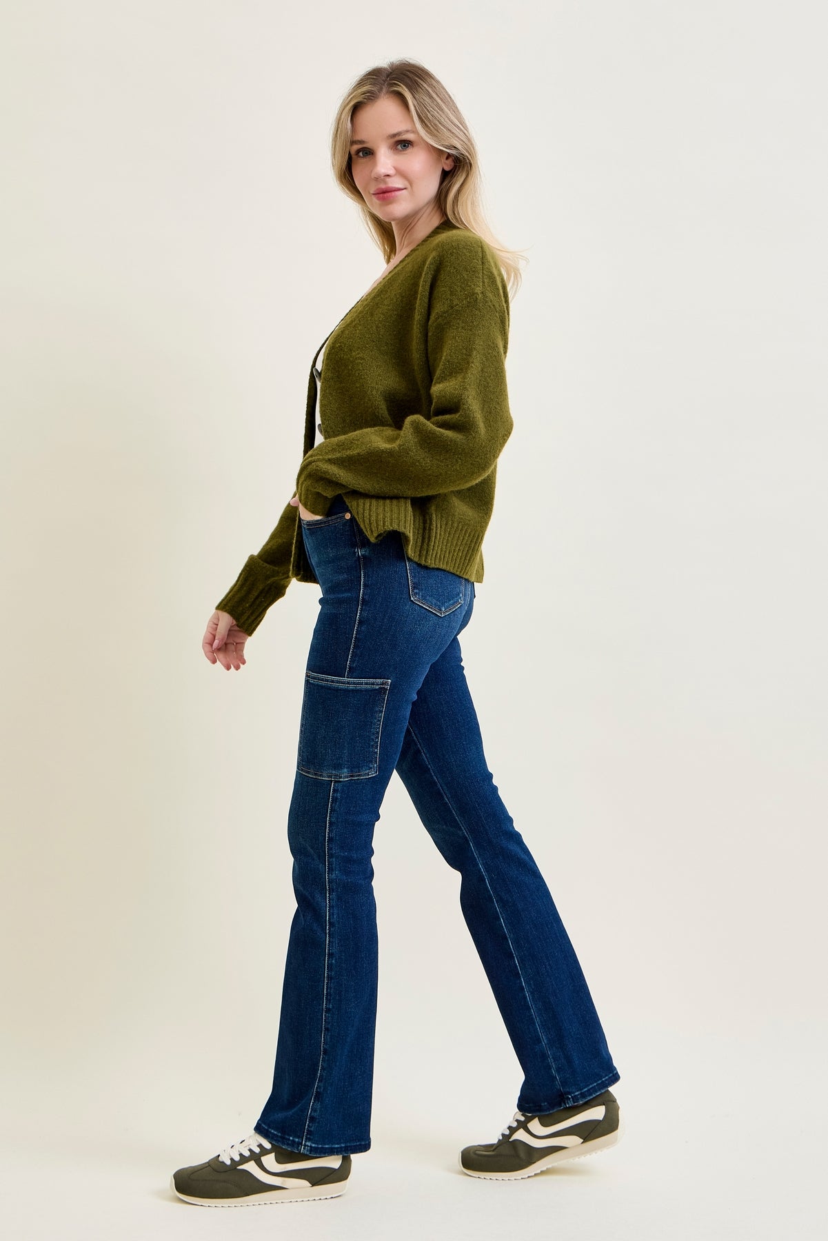 Daisy Cargo Bootcut Jeans