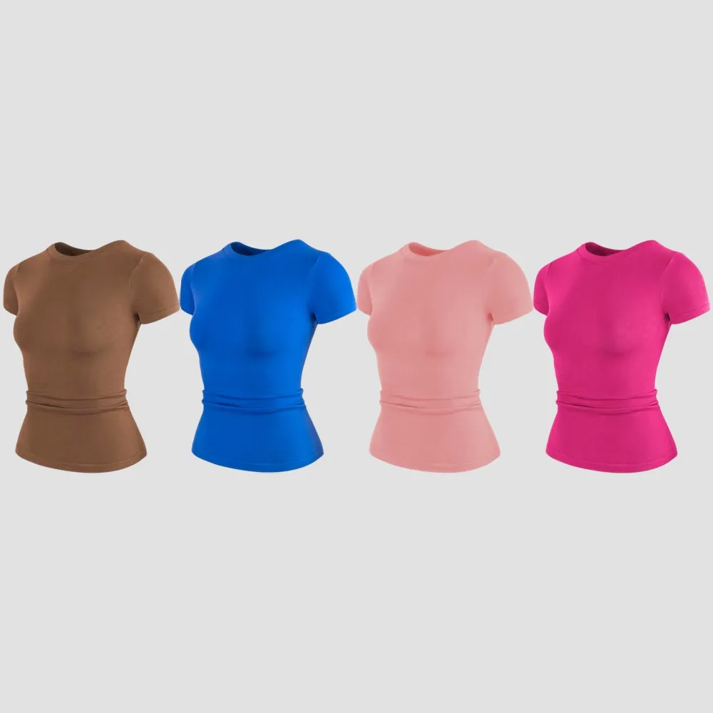 Women's Solid Color Sports Tee