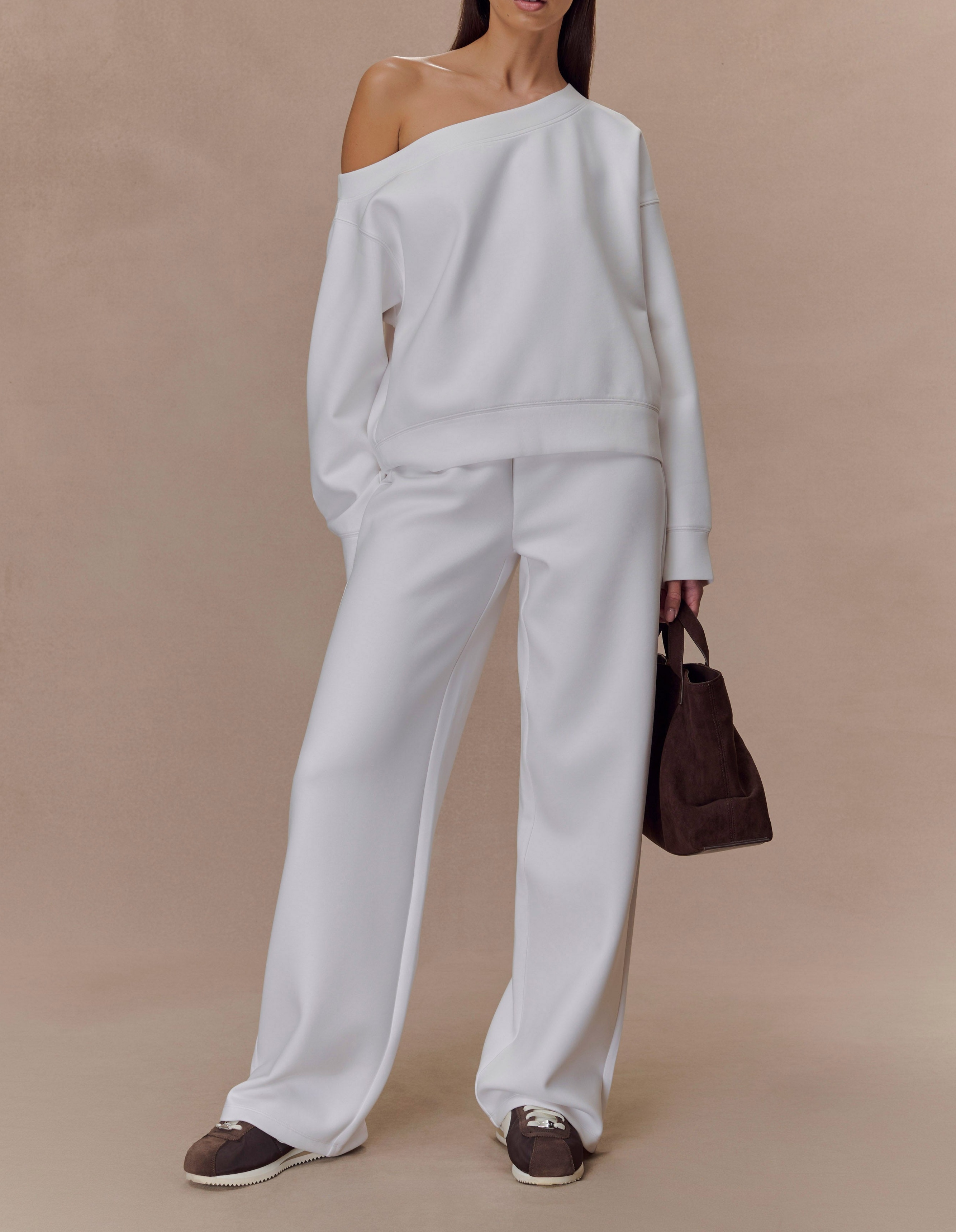 Ivory Straight Leg Jogger