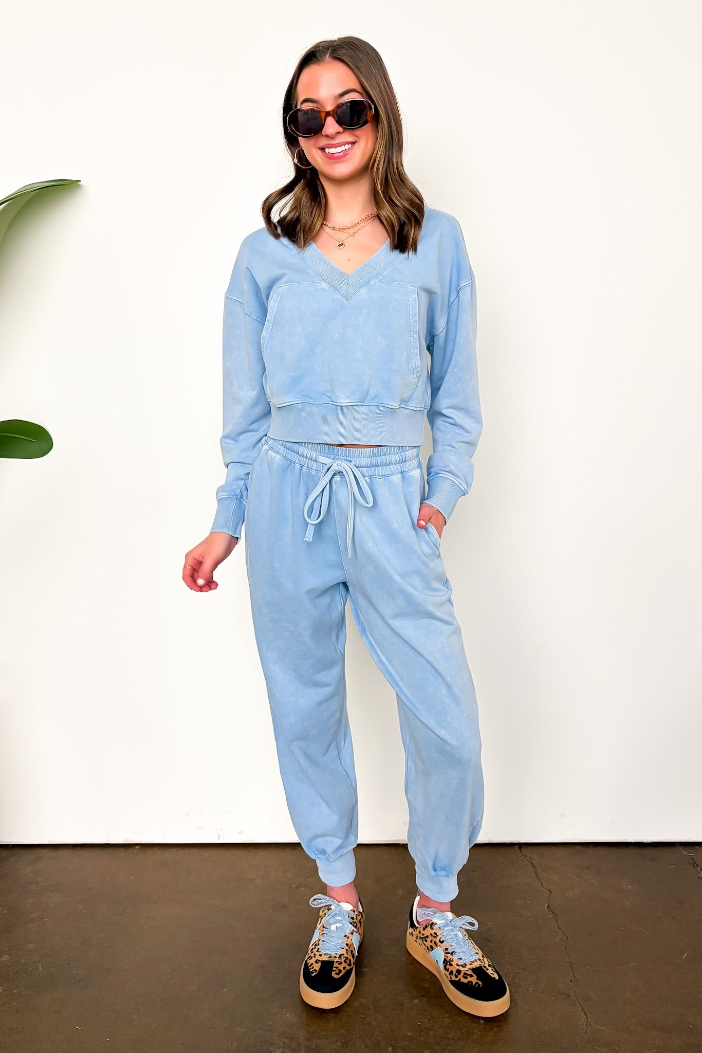 Mineral Washed Jogger Pants