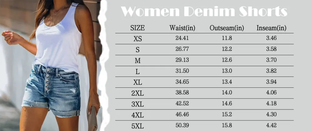Women's Casual Denim Shorts (Just $3 Each!)