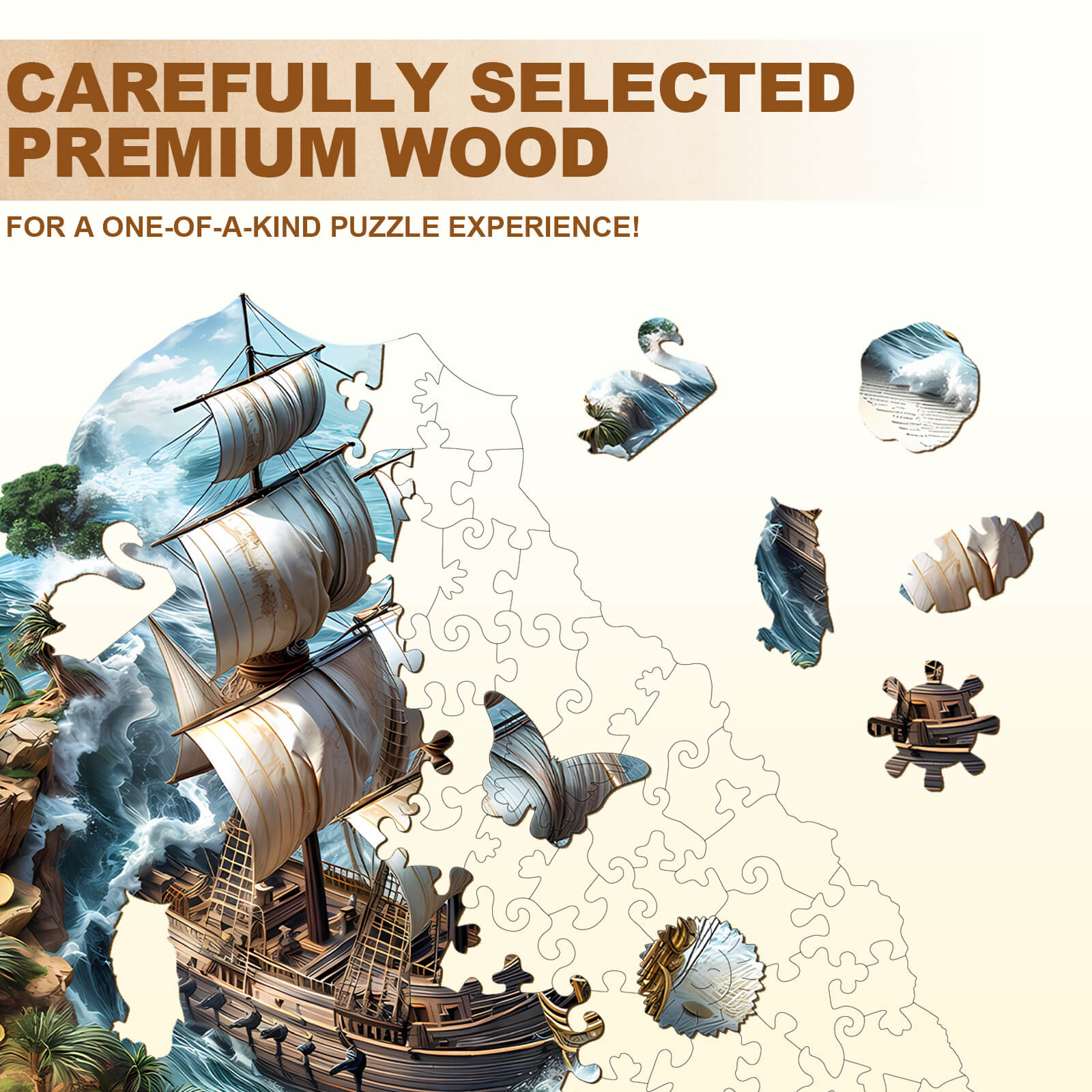 Sailing Adventure Wooden Jigsaw Puzzle