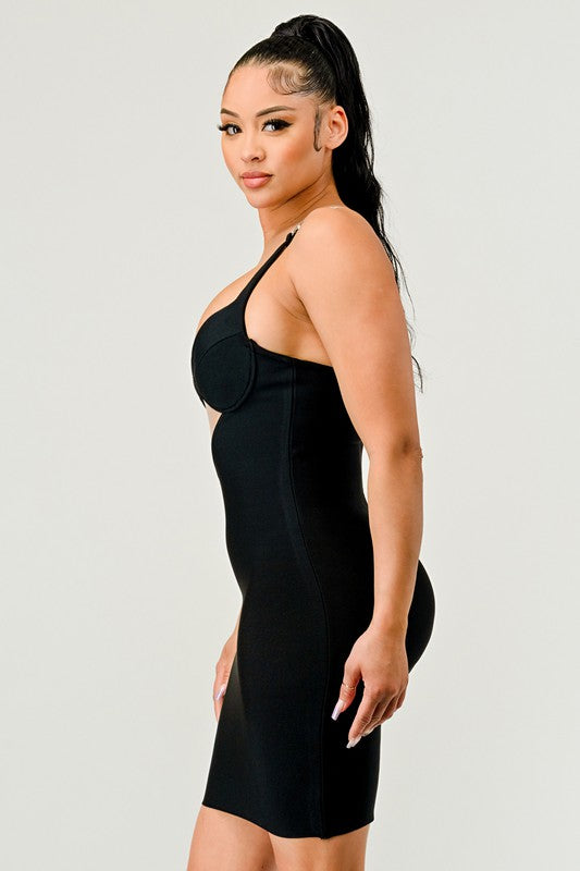 Lee's Athina Sexy Bodycon Bandage Party Mini Dress