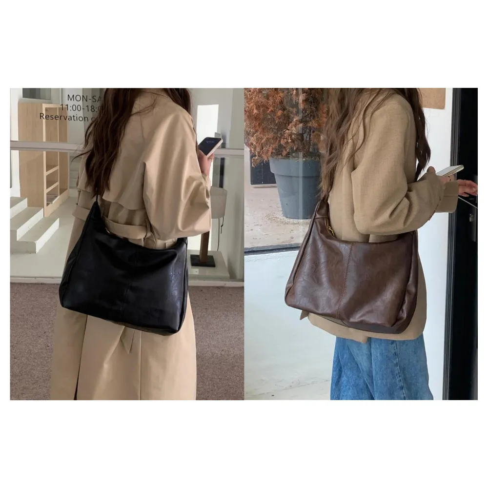 Women's Solid Color Shoulder Bag