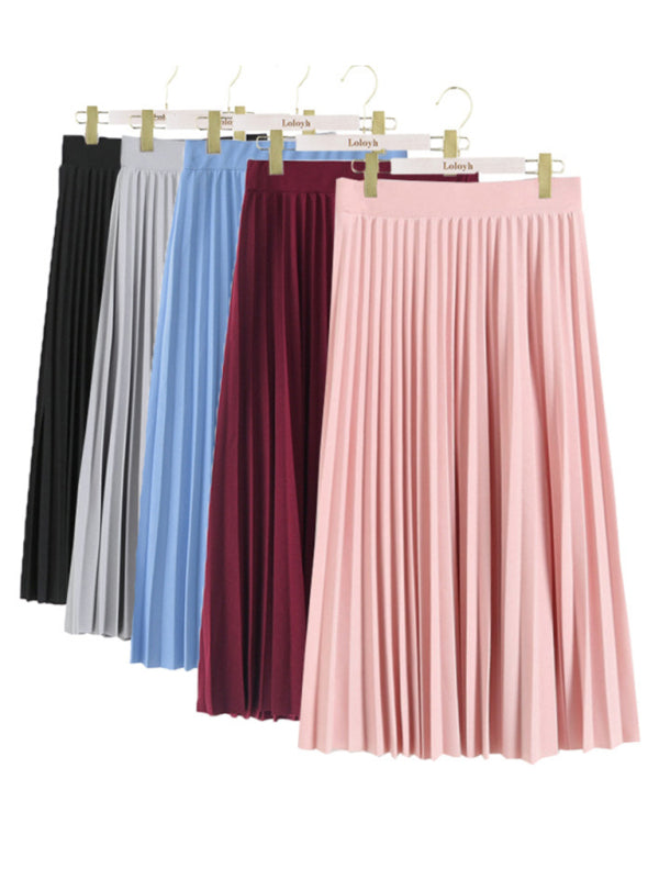 A-Line Skirt Midi Skirt