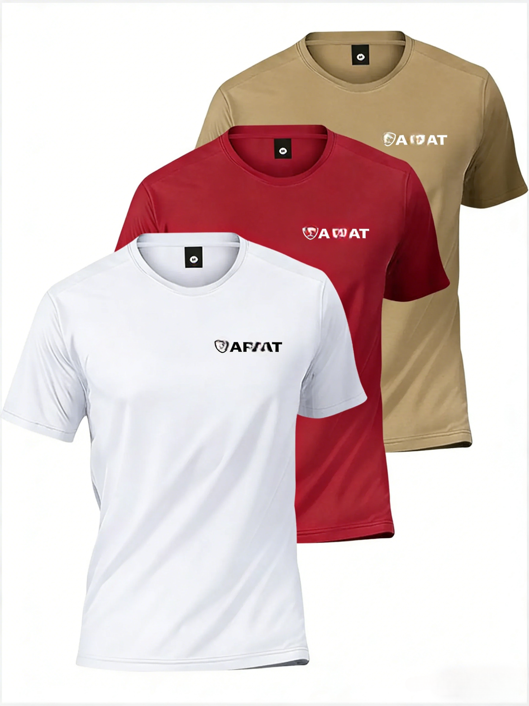 7 Piece Set Sport Short Sleeve T-Shirt