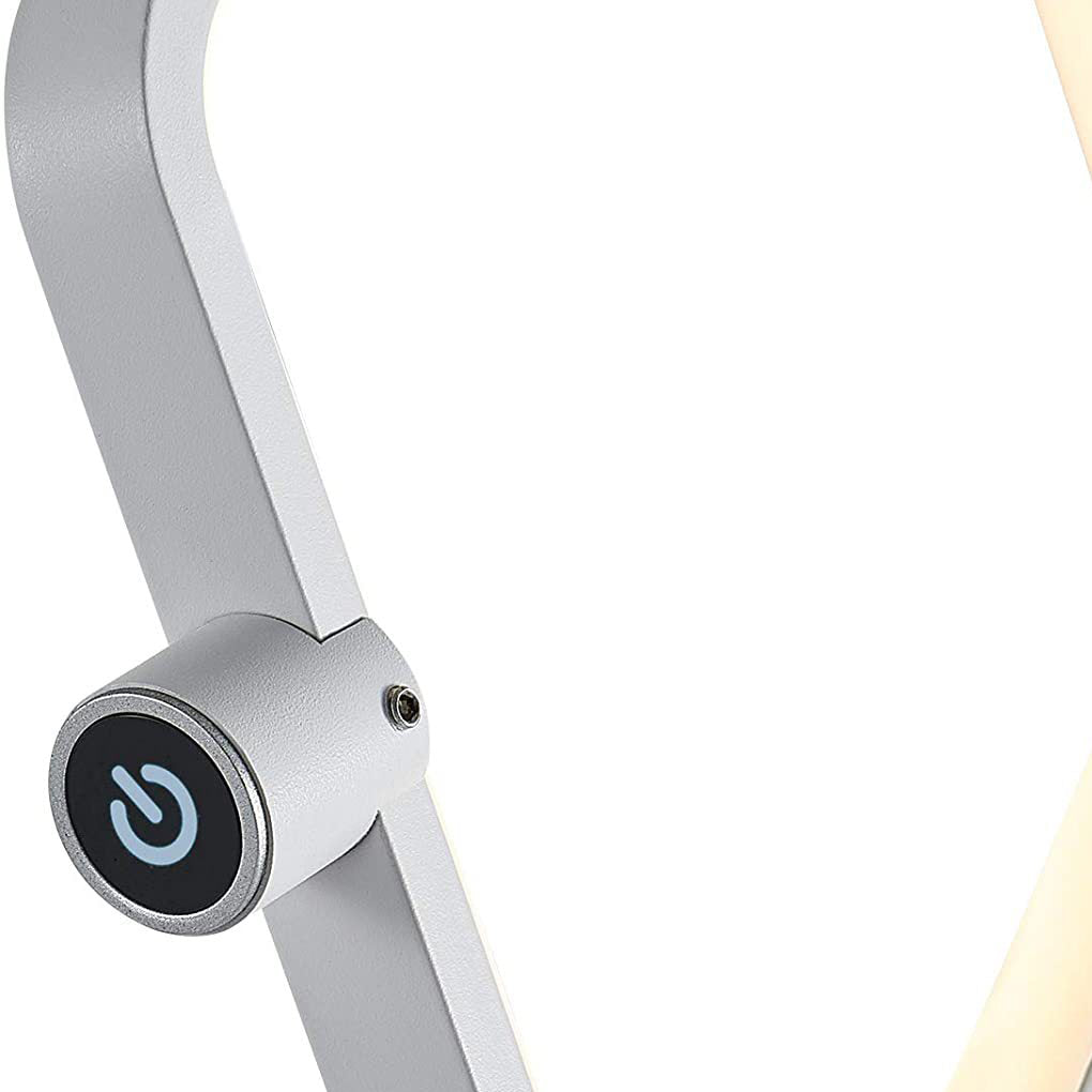 5 Rhombic Rings Touch Three Step Dimming LED Modern Floor Lamps Tall Lamp