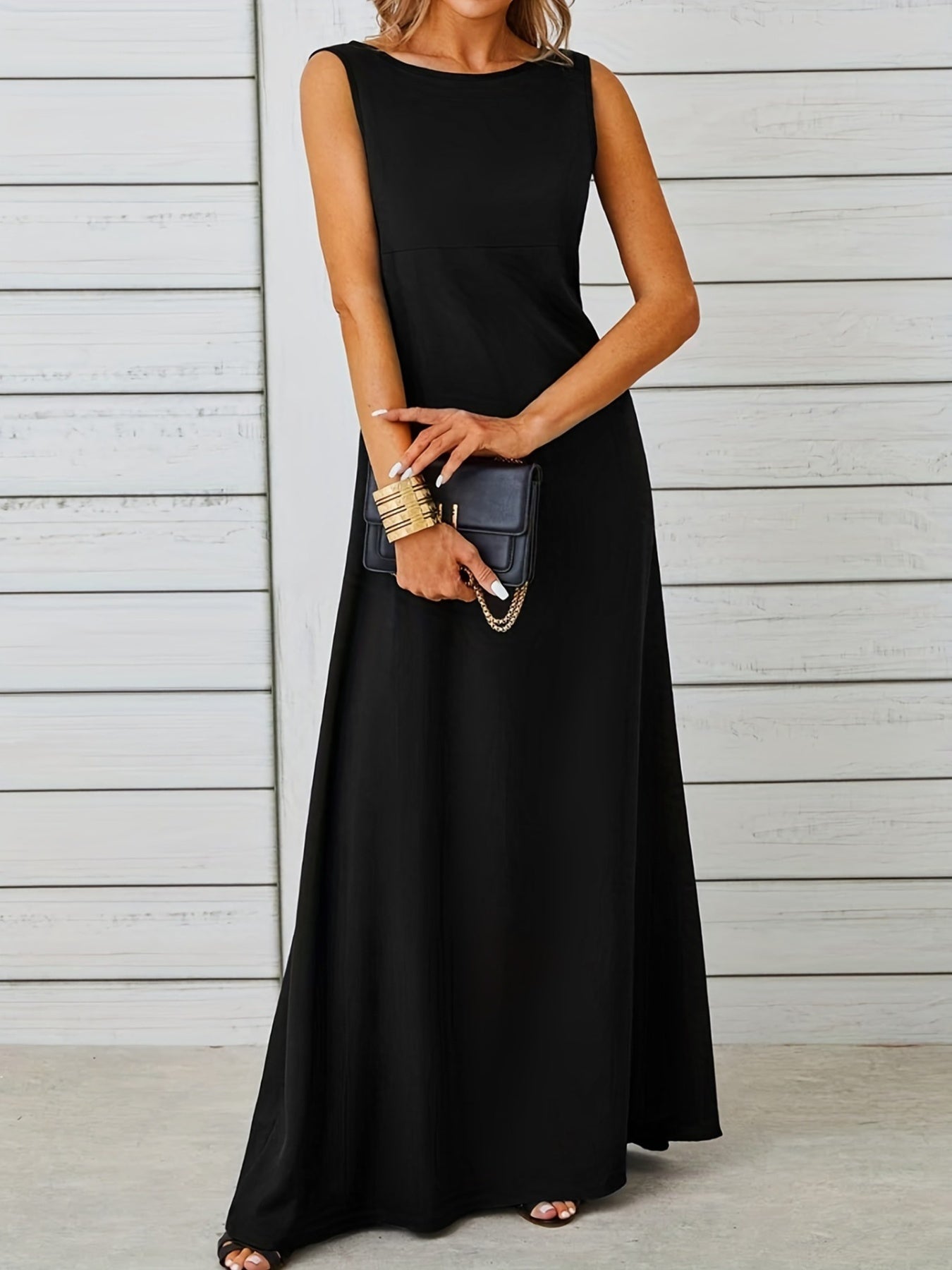 Sleeveless Flowy Maxi Dress