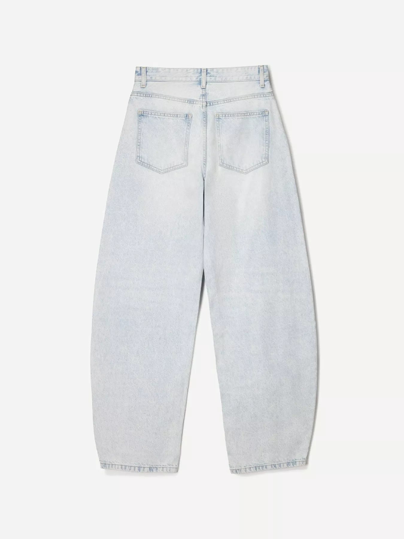 Wide Leg Washed Jeans
