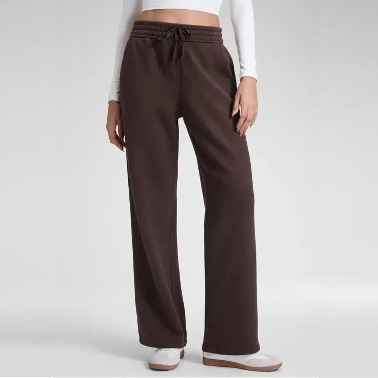 Women’s Cotton Fleece Lined Straight Leg Sweatpants