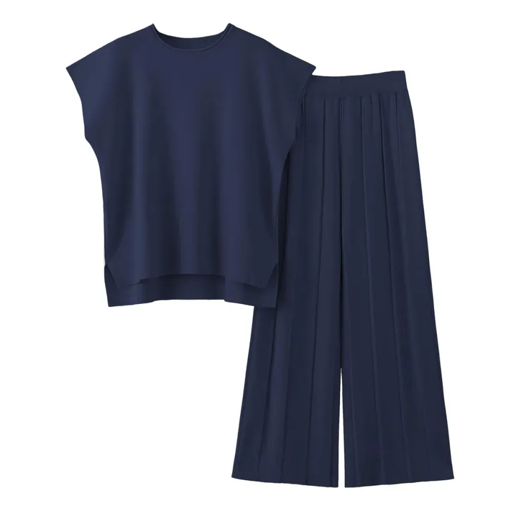 Knit Two-Piece Lounge Set