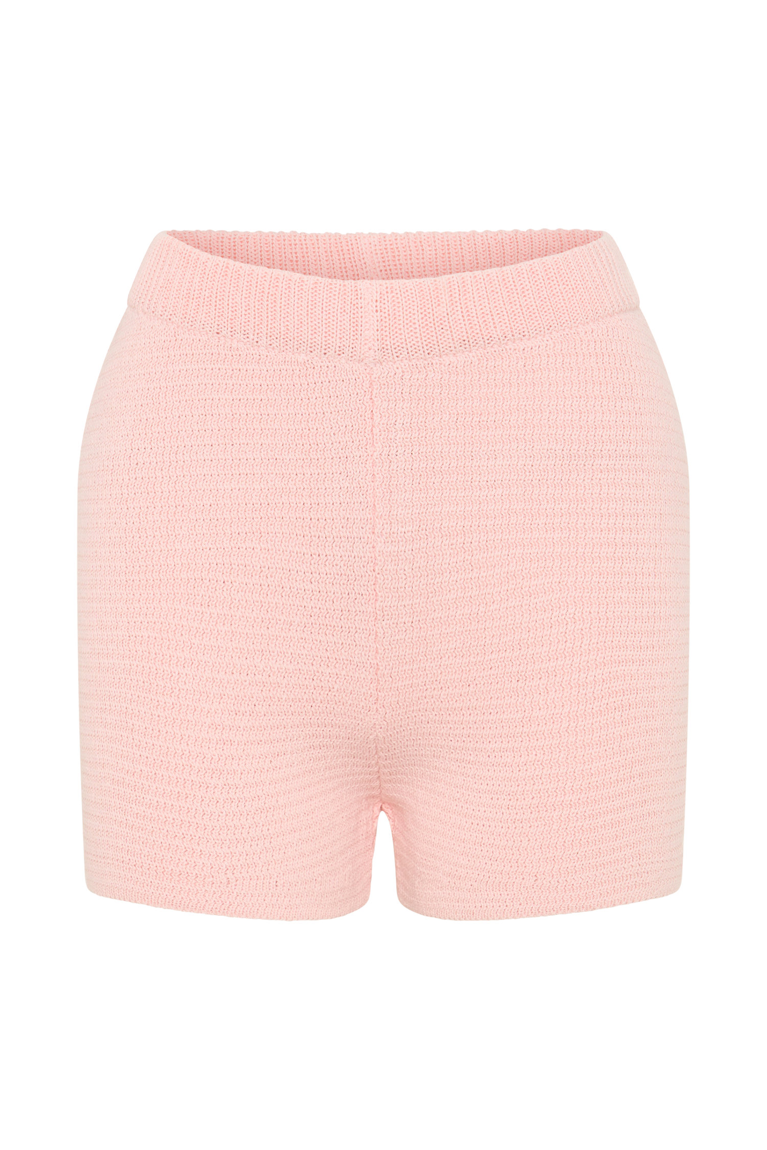 Pink Knit Shorts