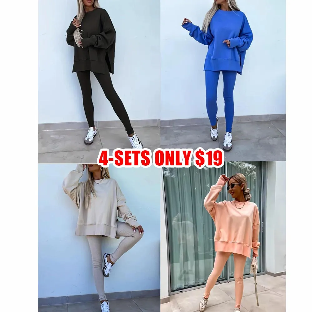 Cozy Women's Sweatshirt & Pants Set