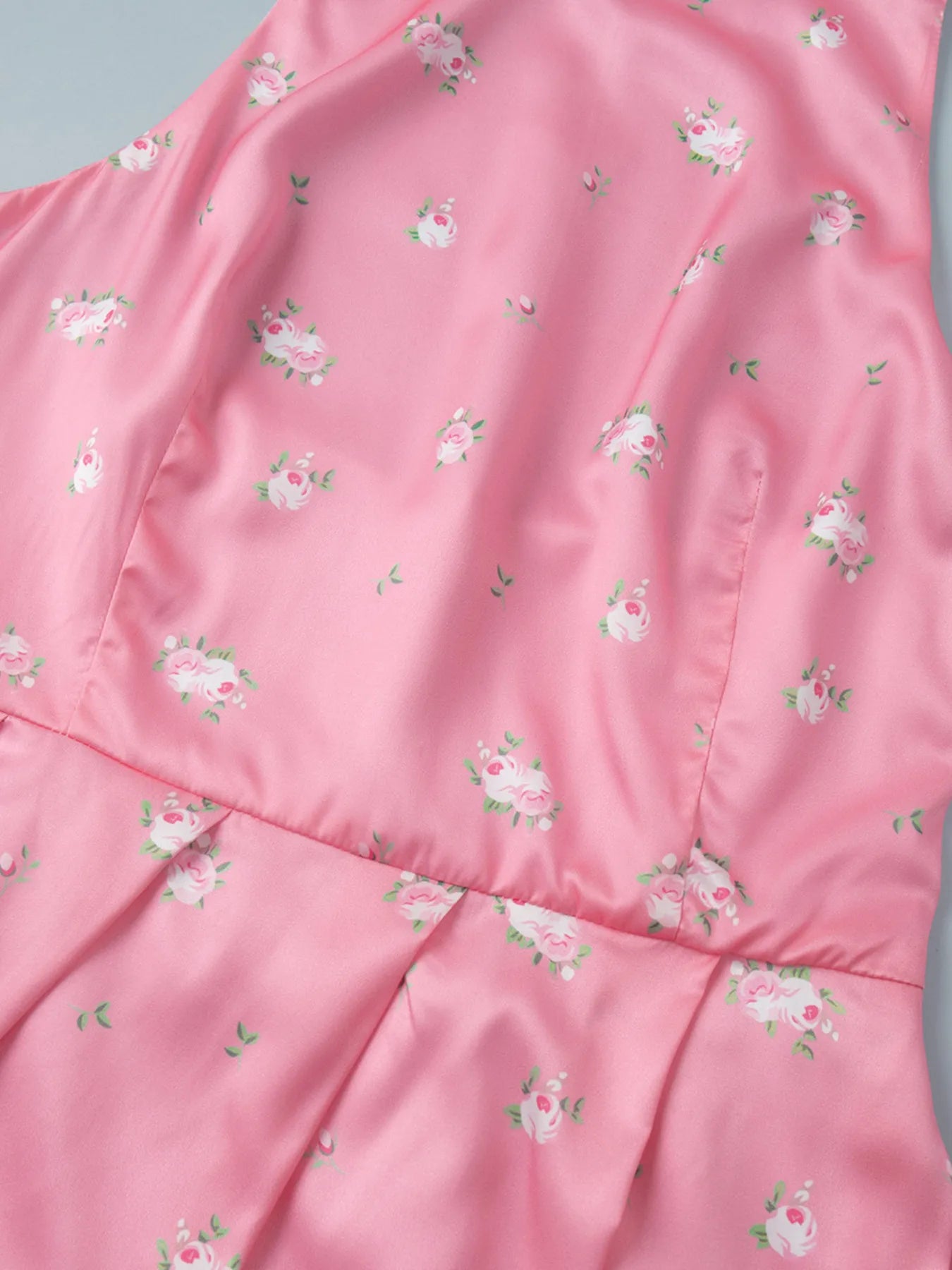 Floral Print Cami and Skirt Set