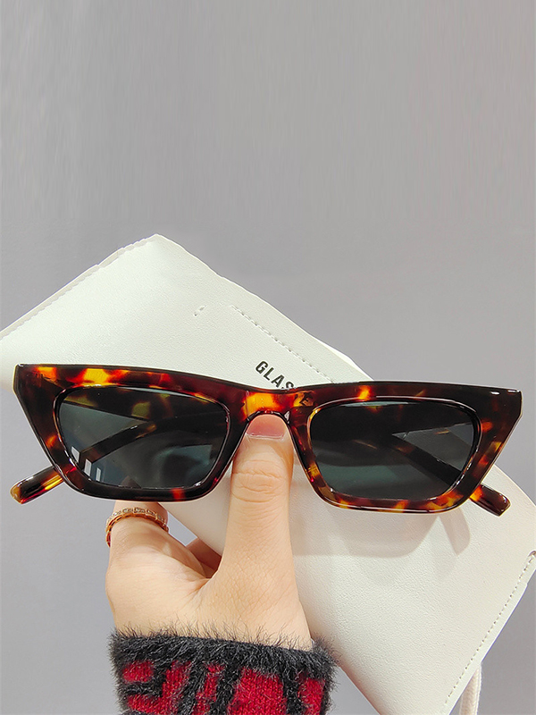 Geometric Sun-Protection Sunglasses Accessories