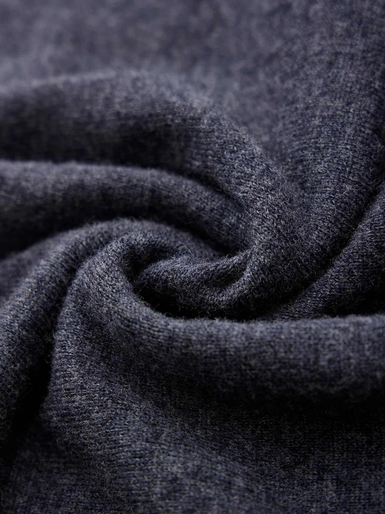 100% Wool Round Neck Knitted Dress