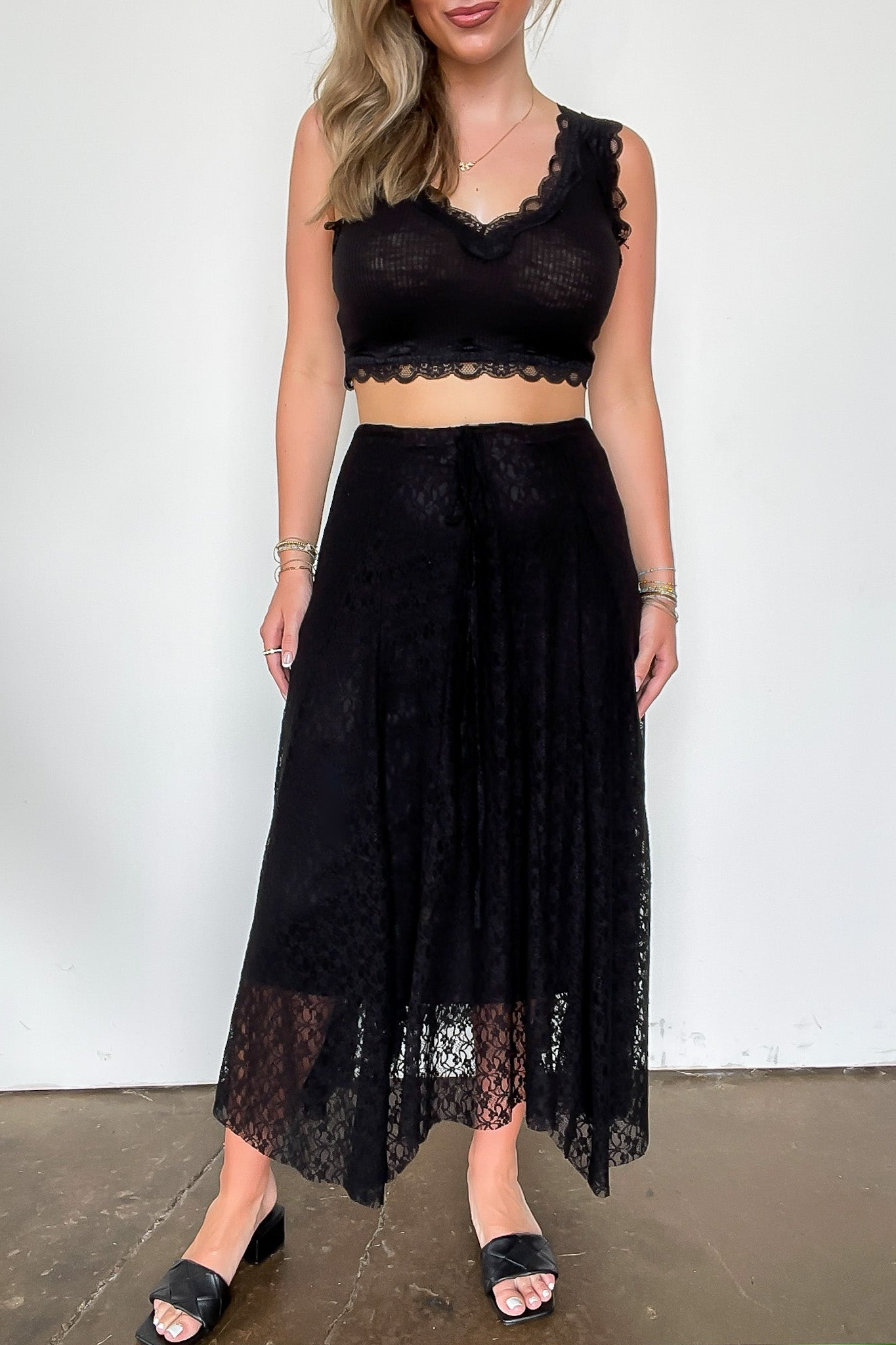 Lace Maxi Skirt