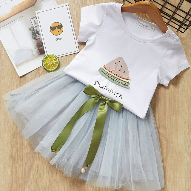 Casual Fashion Baby Girl Clothing Set
