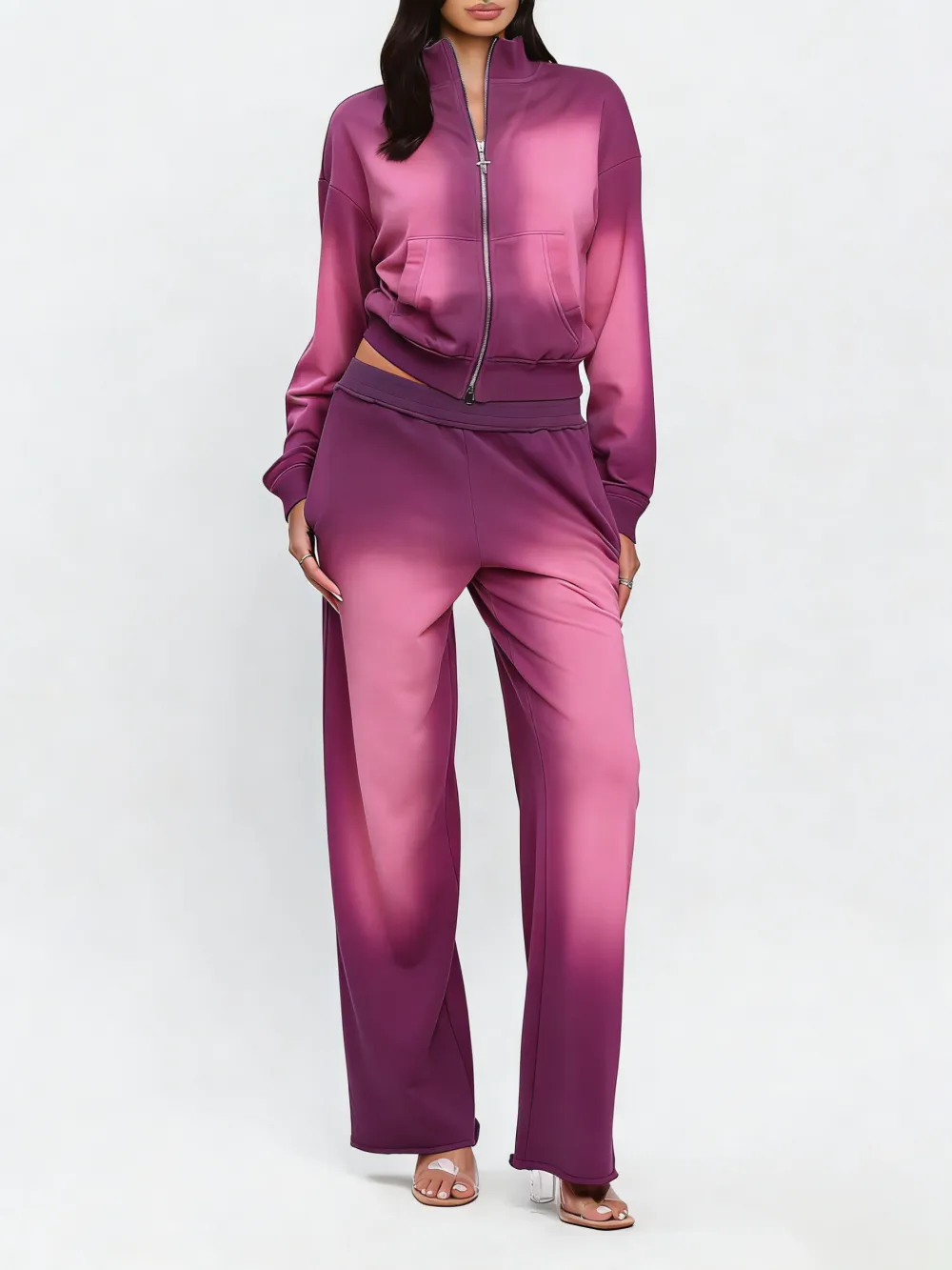 Washed Effect Tracksuit