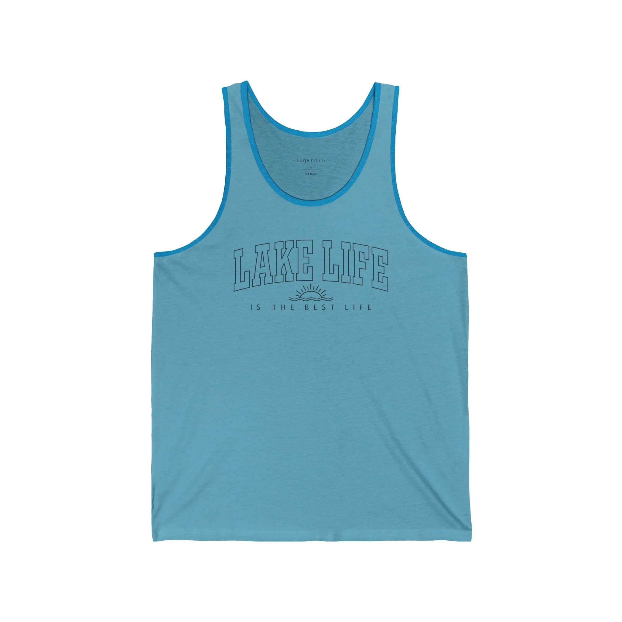 Lake Life Unisex Jersey Tank - Perfect for Summer Days at the Shore